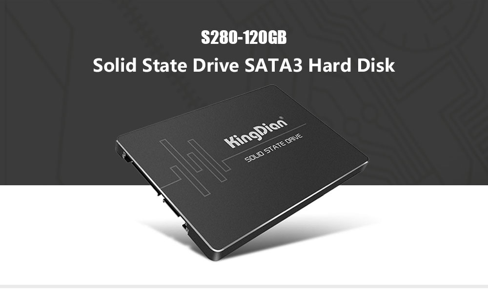 Original KingDian S280-120GB Solid State Drive SATA3 Hard Disk for Laptop Desktop