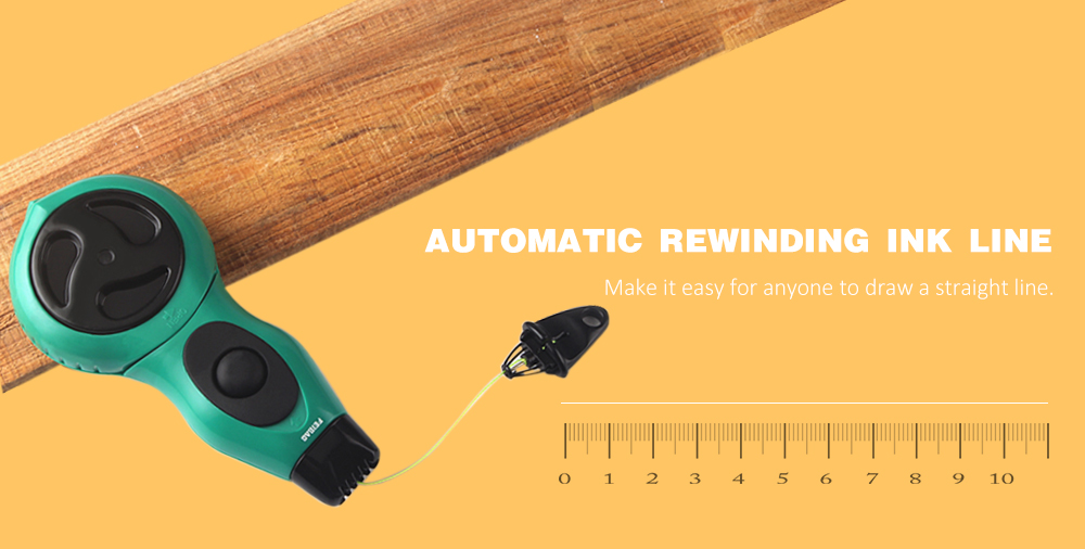 Automatic Rewinding Carpentry Ink Line Marker