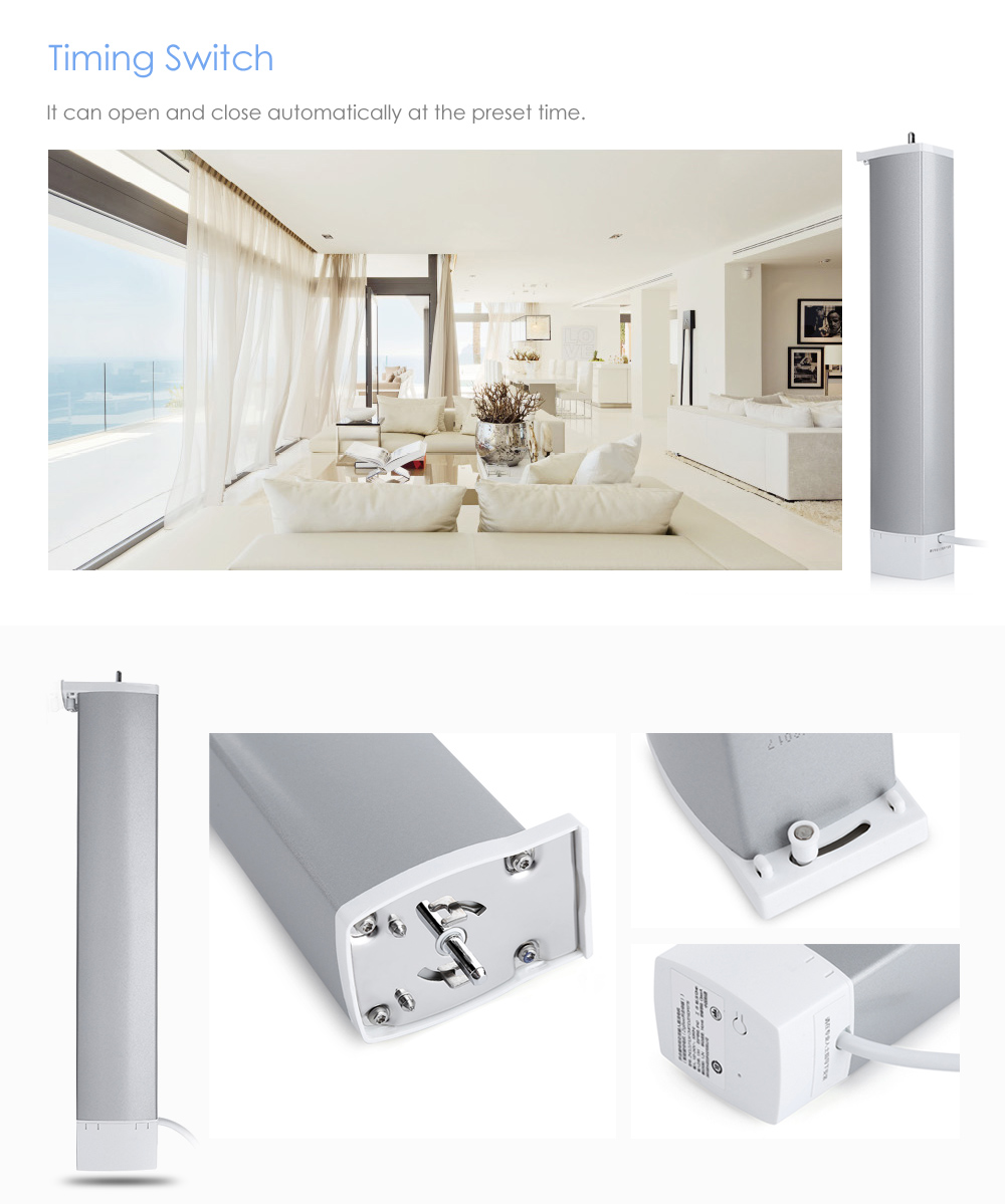 Aqara Intelligent Curtain Motor Smart Home Device ( Xiaomi Ecosystem Product ) - Milk white